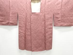 斜め格子模様織り出し道行コート